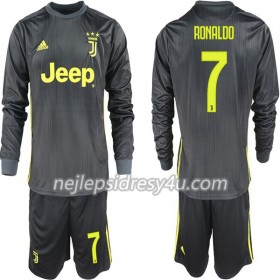 Fotbalový Dres Juventus Ronaldo 7 Dětské Alternativní 2018/19 Dlouhý Rukáv